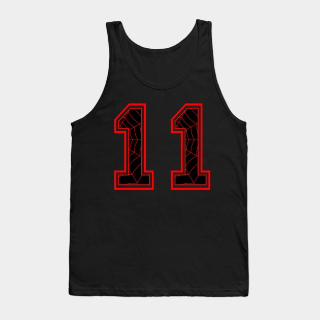 Number 11 Tank Top by TWOFISTEDTEES